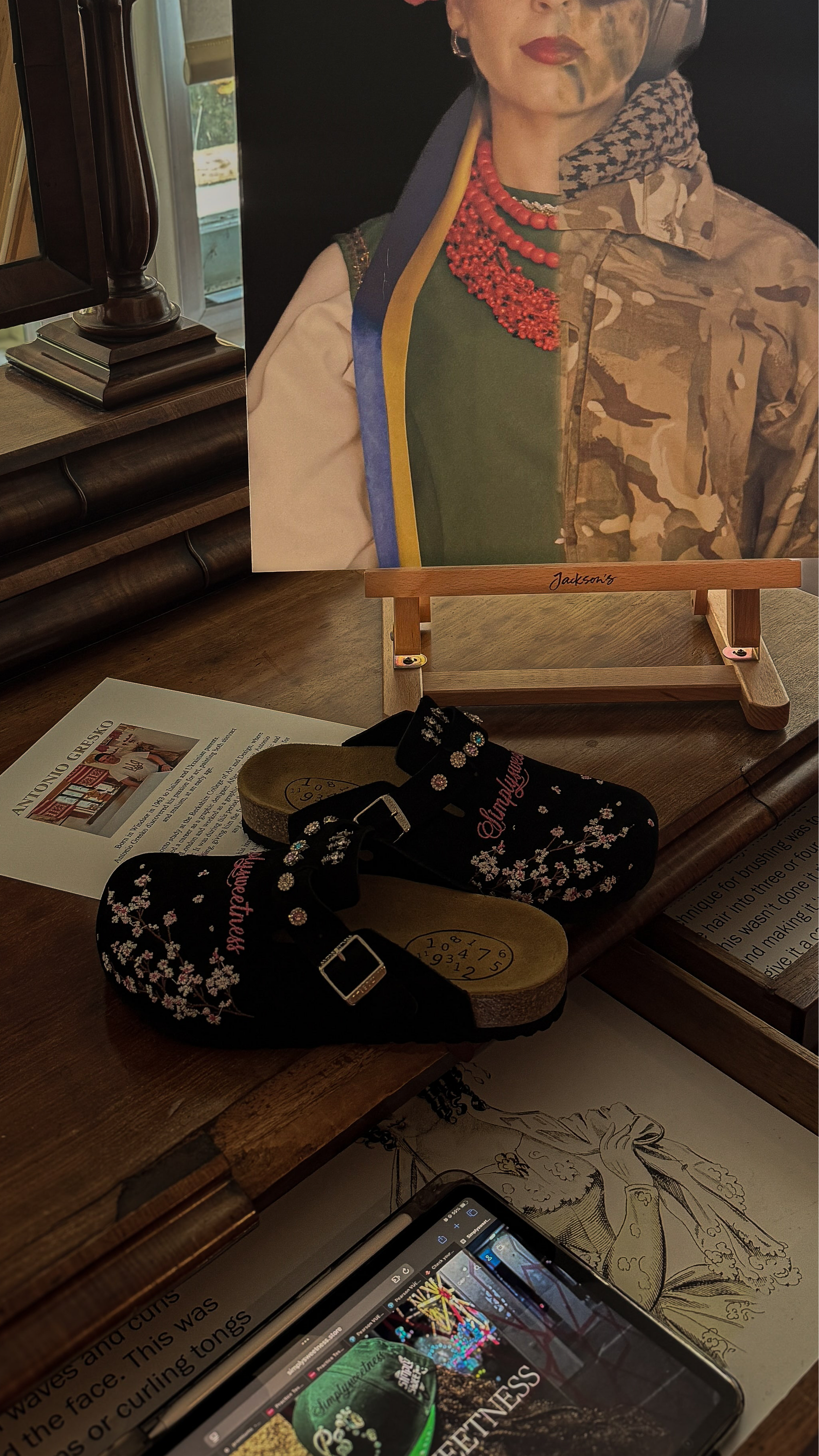 Cherry-blossom Clogs